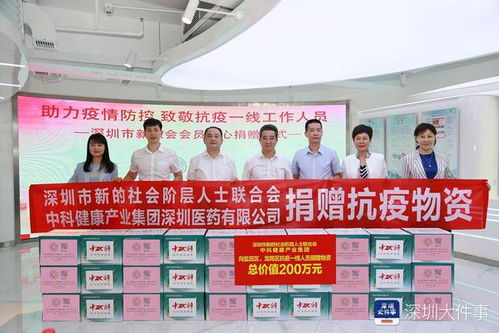 中科集團捐贈健康產(chǎn)品與醫(yī)用口罩 助力深圳疫情防控
